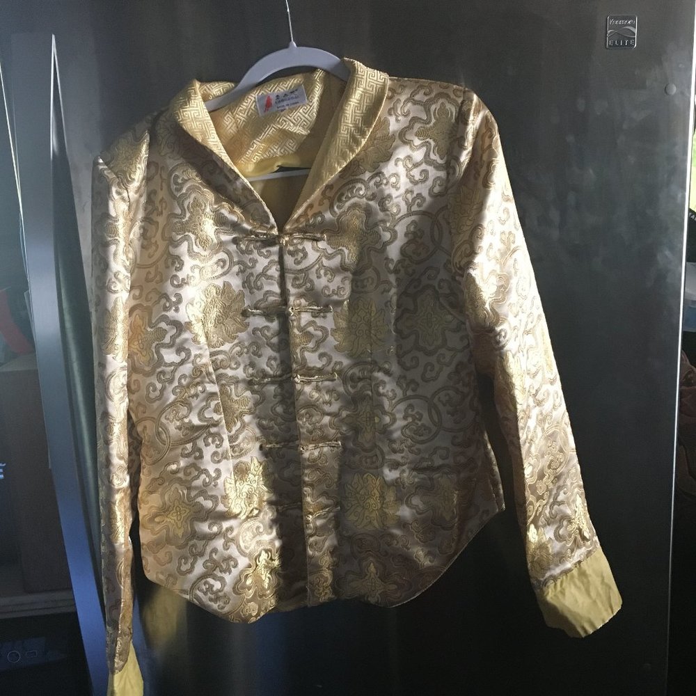 🐲Laogudai Satin Brocade Jacket - 360 $65 FIRM